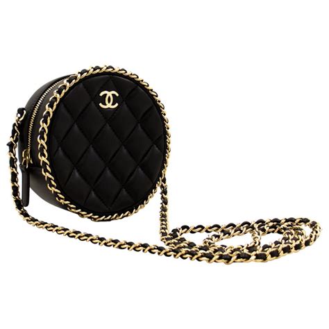 chanel mini round crossbody